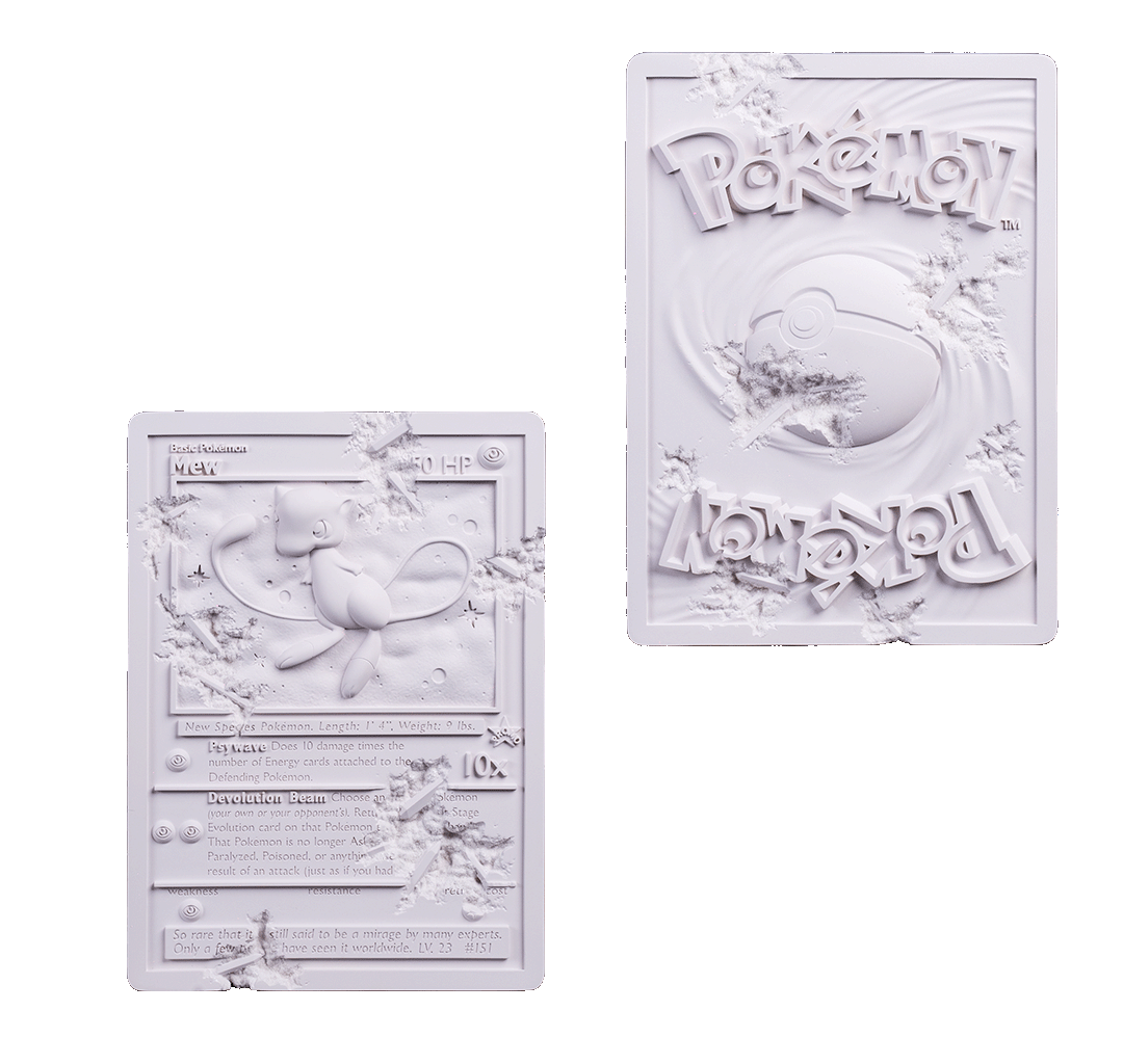 結晶的夢幻卡(紫) Crystalized Mew Card Sculpture