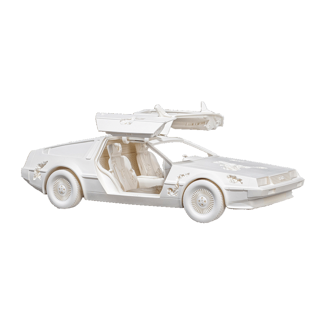被侵蝕的DeLorean (白)