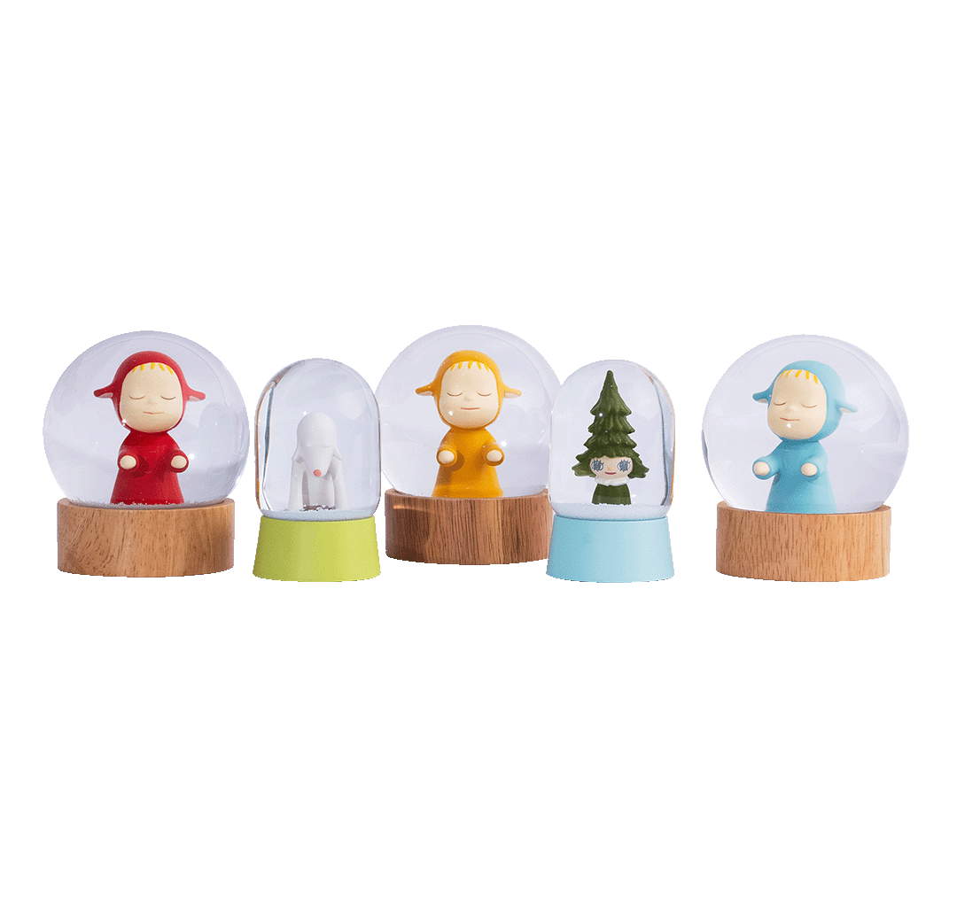 奈良 美智水晶球(Set of 5)