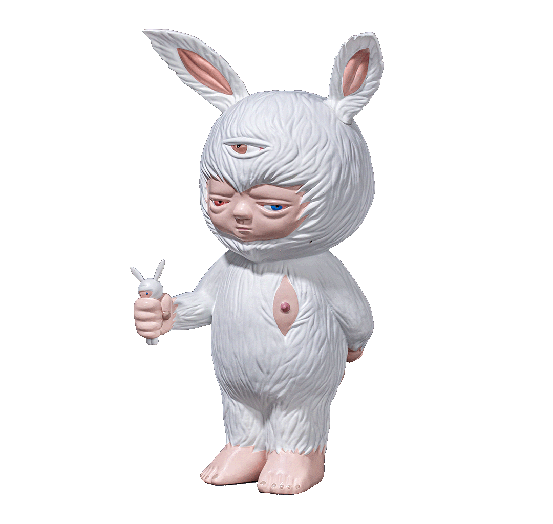 寶寶兔-白 Baby Rabbit - White