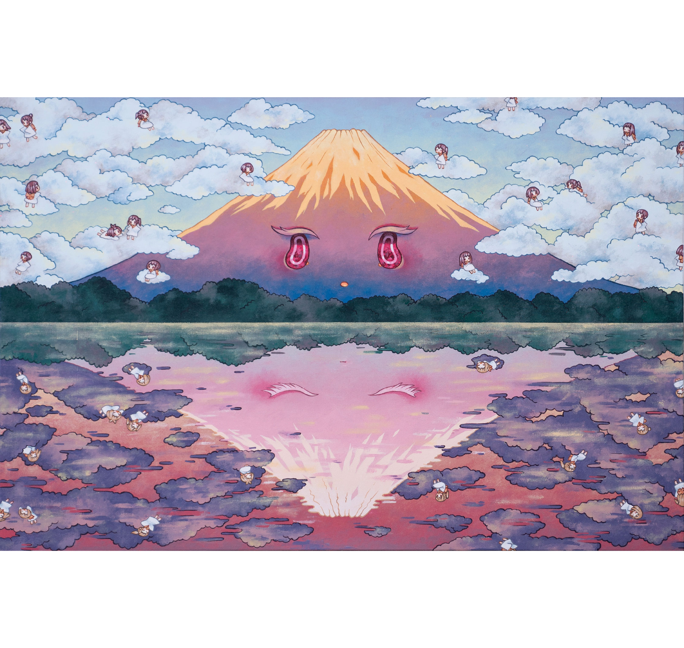 富士山倒影
