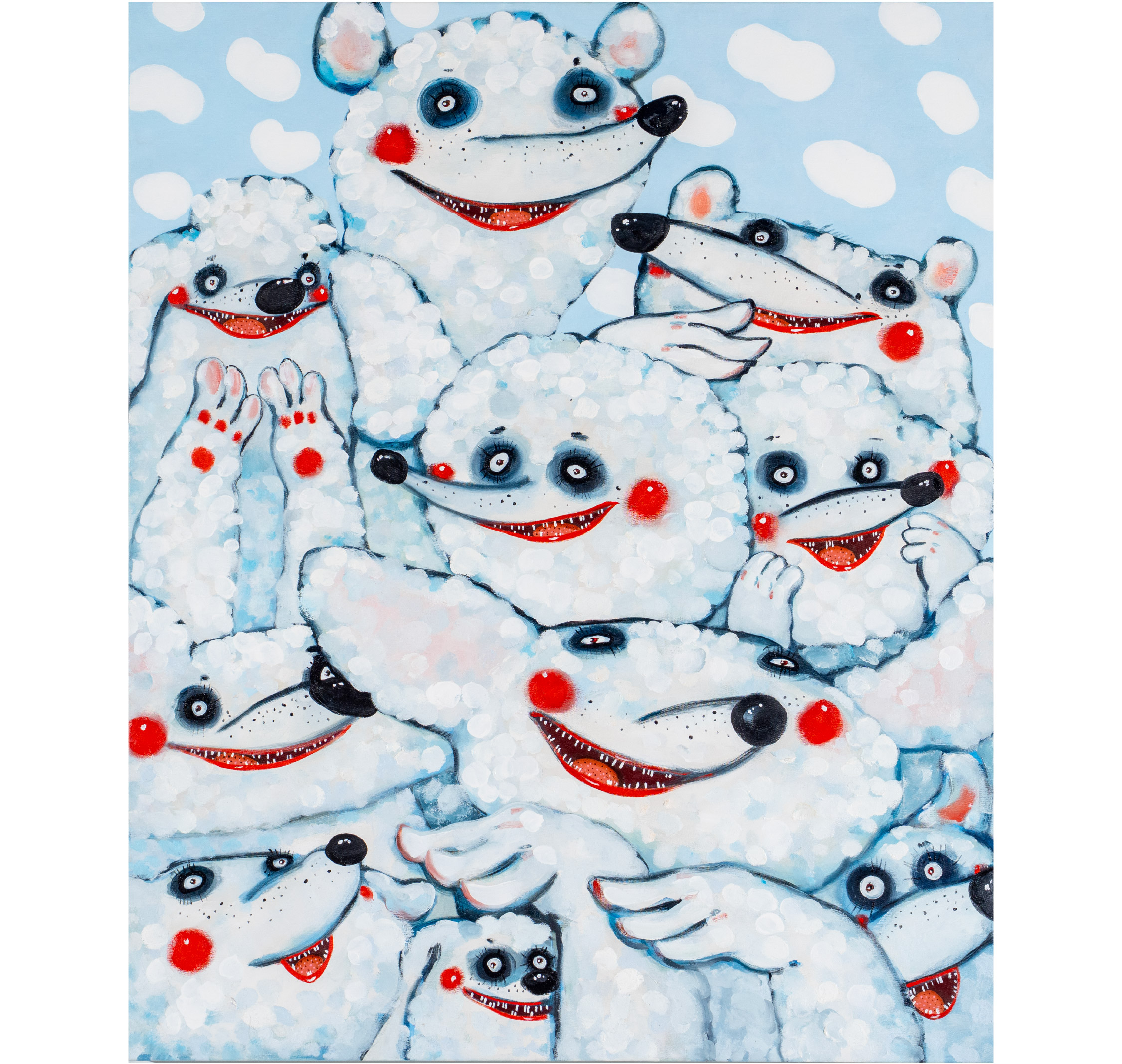 雲朵狗狗 Cloudy Poodles