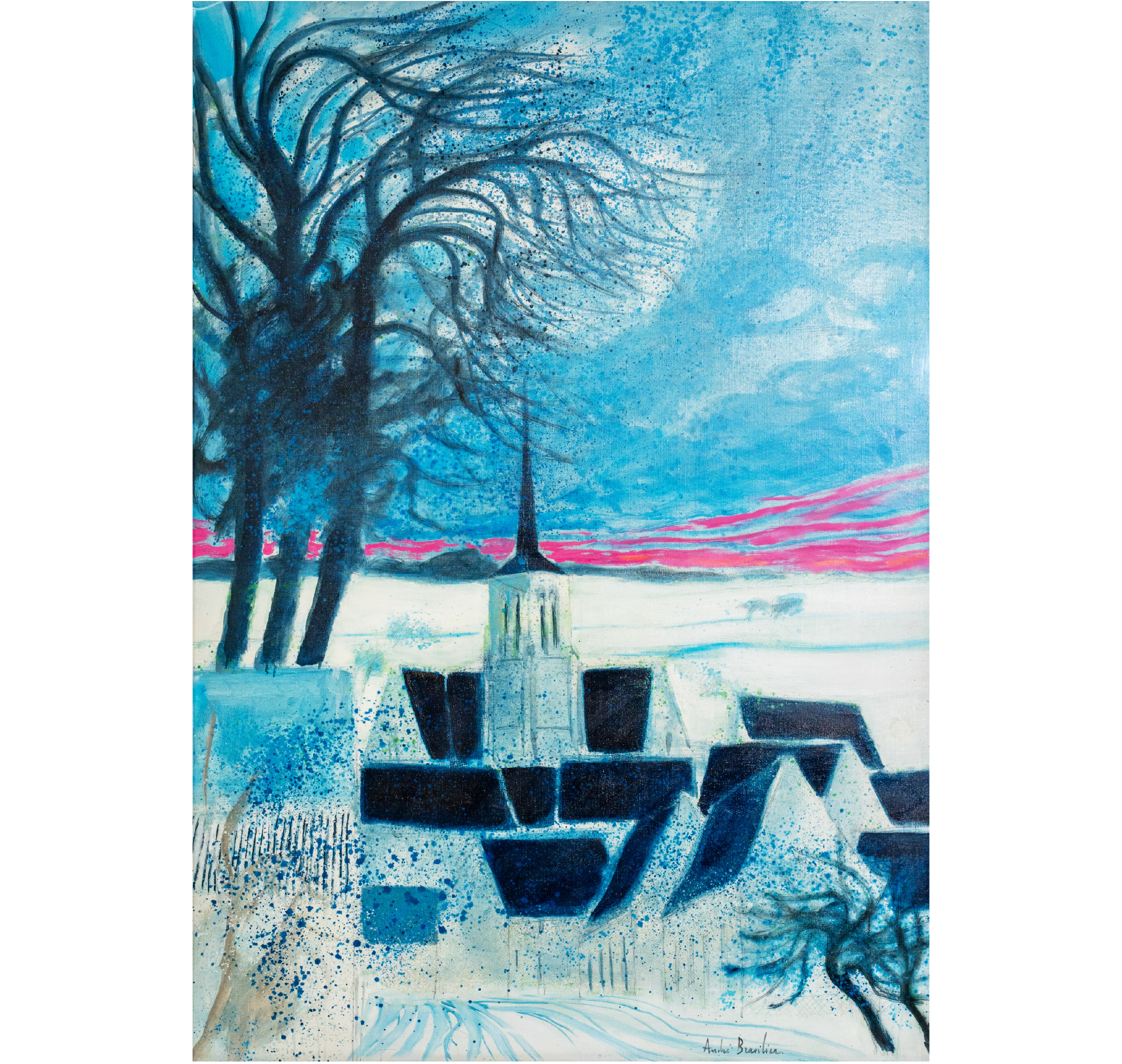 鄉村雪景 Rural Snow Scene