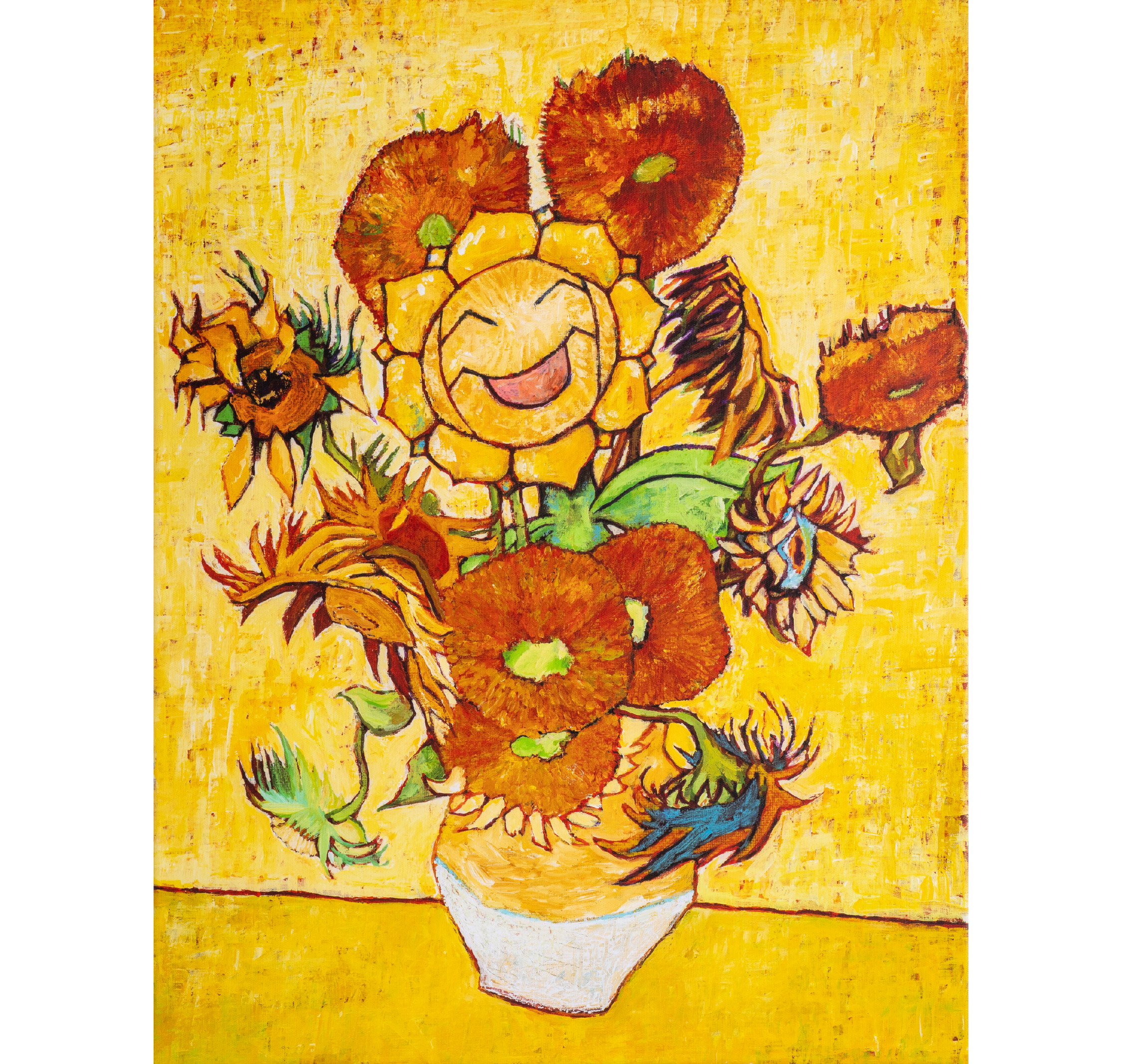 梵谷向日葵 Sunflora inspired by Sunflowers